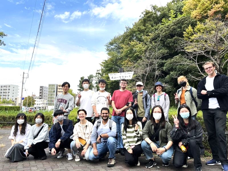 Higashiyama hiking members