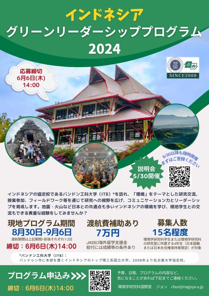 indonesia green leadership program 2024 extended